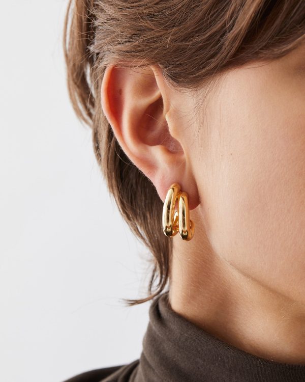 Stackable Earrings-Gold